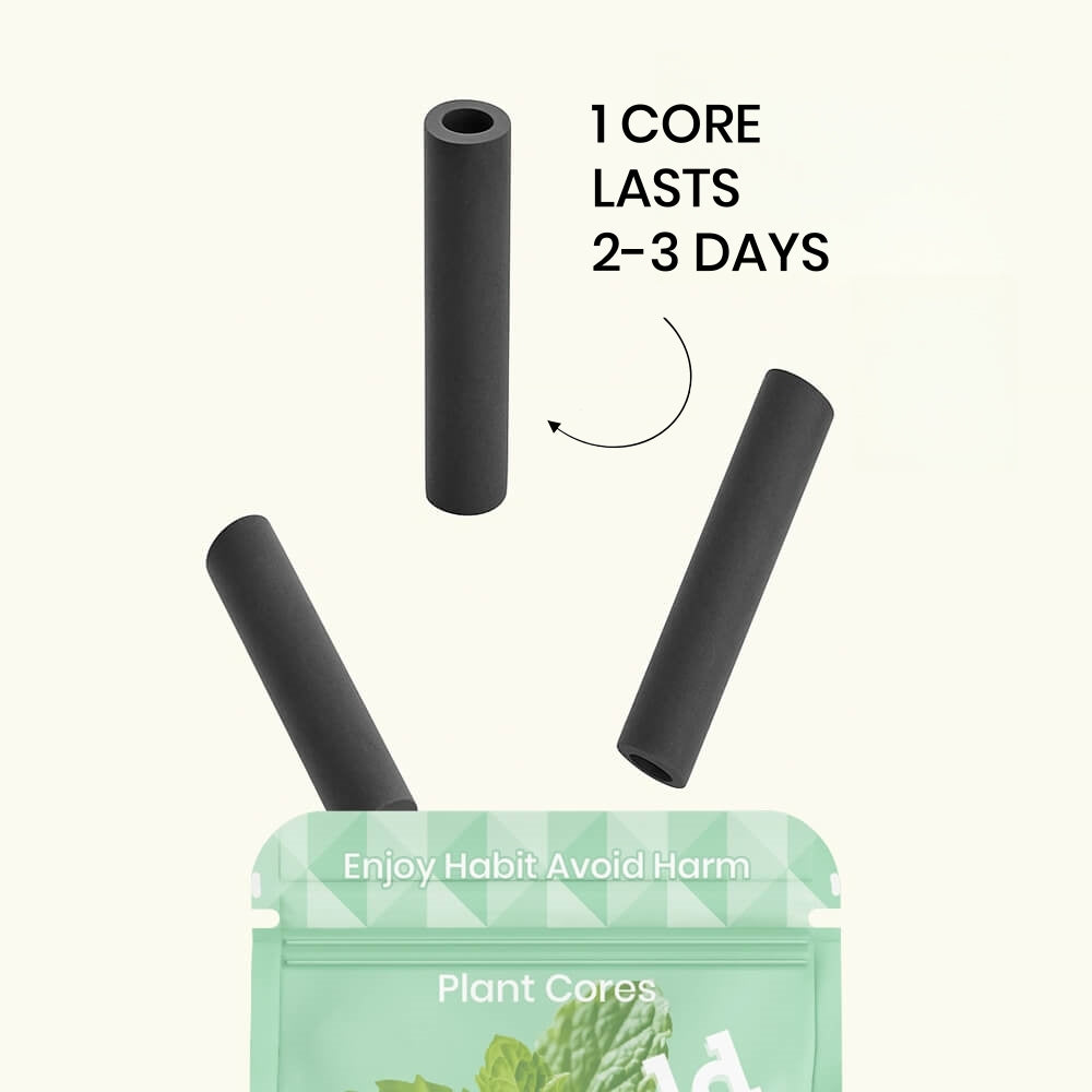 Emerald Mint, refreshing mint with a smooth, herbal edge, 3 cores of 1 pack
