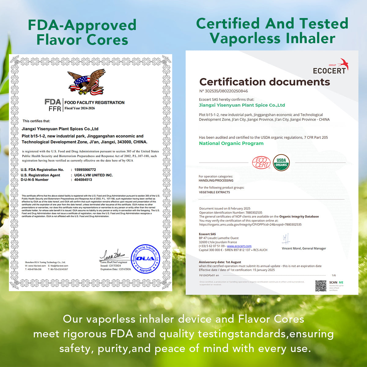 Bambre Walnut Flavor Air Device. Stress-Relieving Nicotine-Free Inhaler. Say Goodbye to Your Bad Habit.