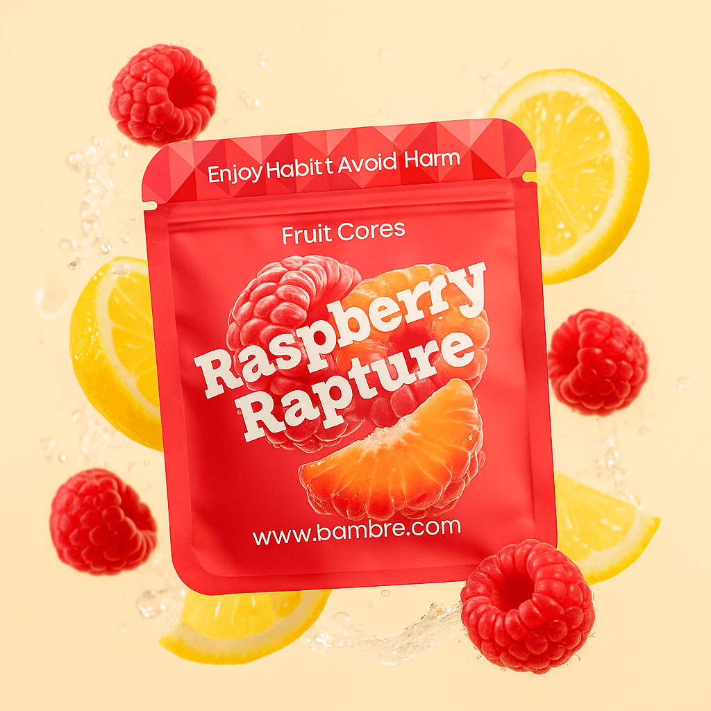 Raspberry Rapture, sweet, tangy raspberries in every exhilarating puff, 3 cores of 1 pack