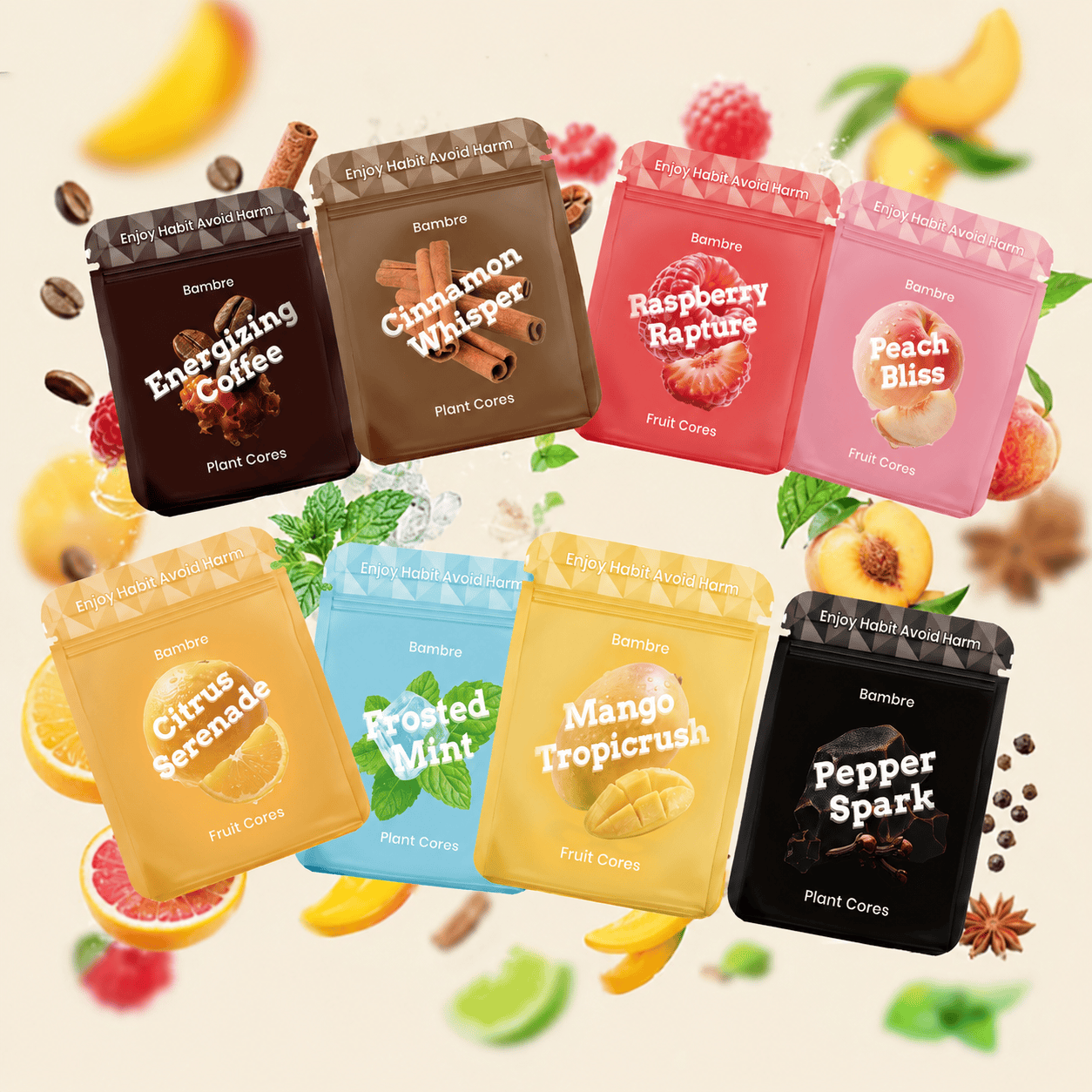 Bambre Journey Pack - Pick Any 3, 6, or 10 Botanical Aroma Cores