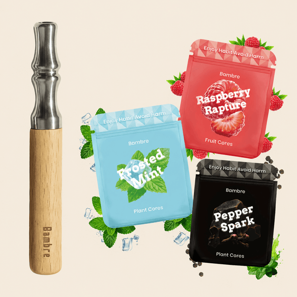 Bambre Starter Pack - Maple Device with 3 Flavor Cores
